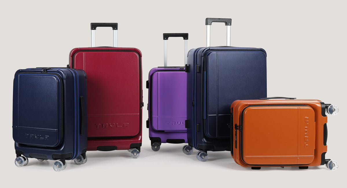 TRVLR cases in all four colours